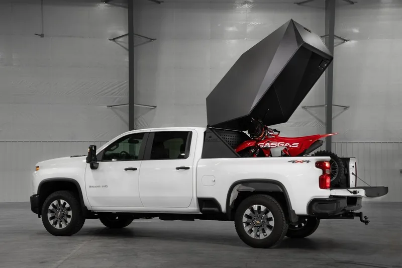 Black River Matrix XL high-volume aluminum truck topper on a full-size pickup